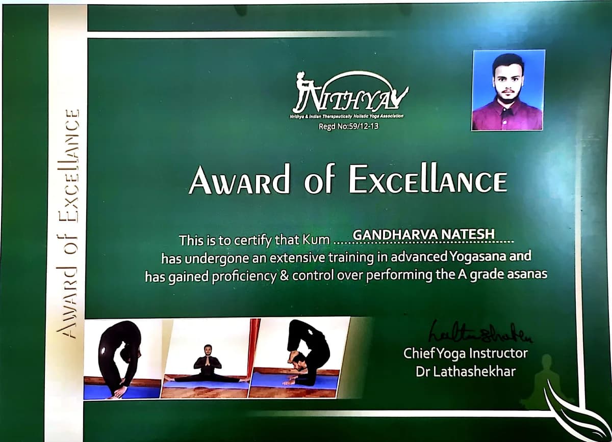 Award of Excellence — NITHYA Association